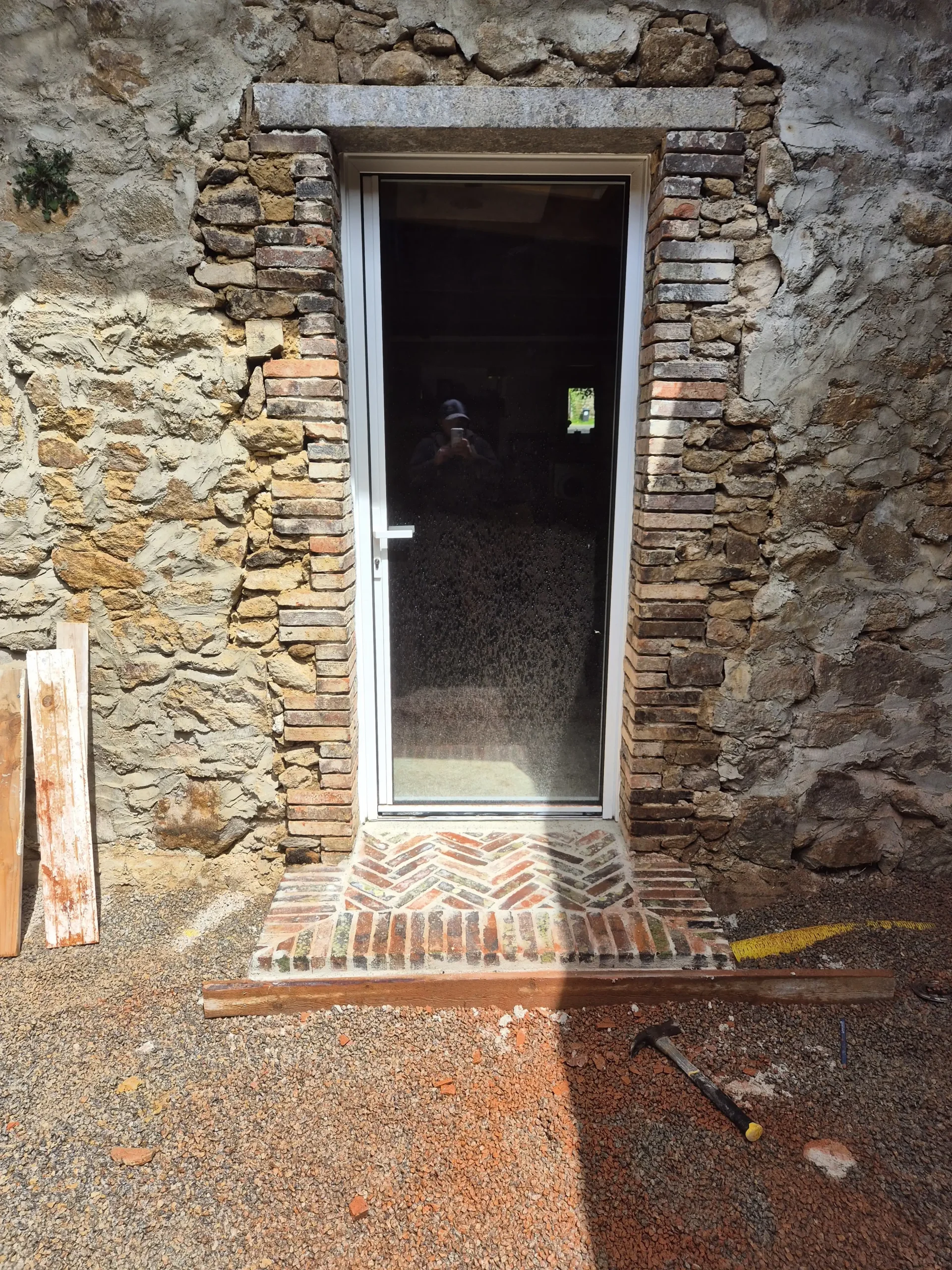 Réalisation ouverture, Brochard Renov, maçon à Aizenay